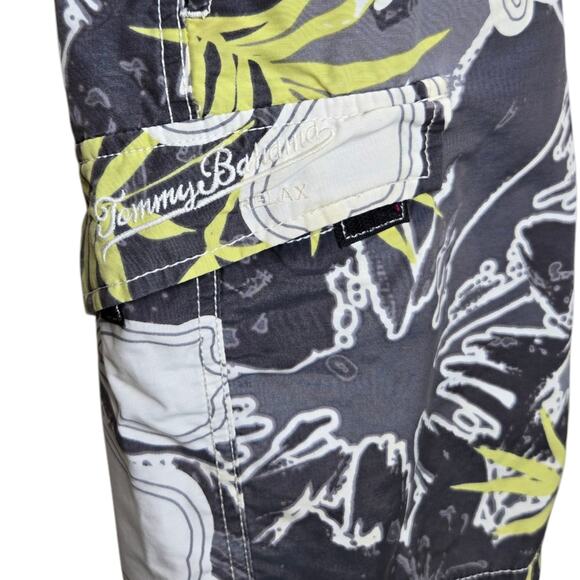 Tommy Bahama‎ Relax Mens Swim Trunks Medium Tropical Print Lined Pockets - Picture 5 of 9